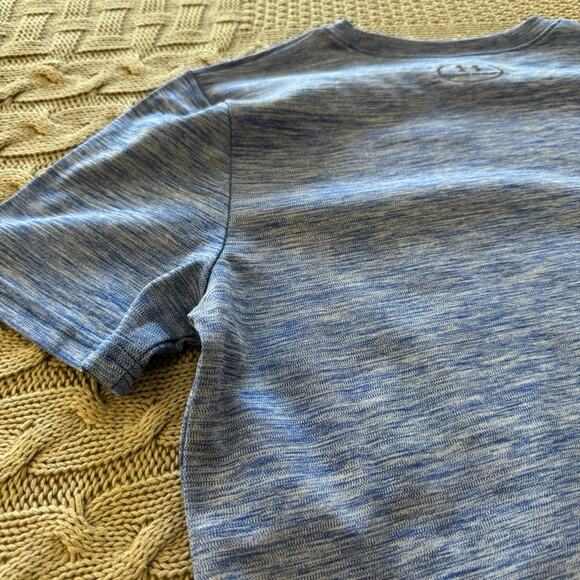 Under Armour Kids Youth Blue Loose Heat Gear Performance T-Shirt ~ YXL - Picture 7 of 10
